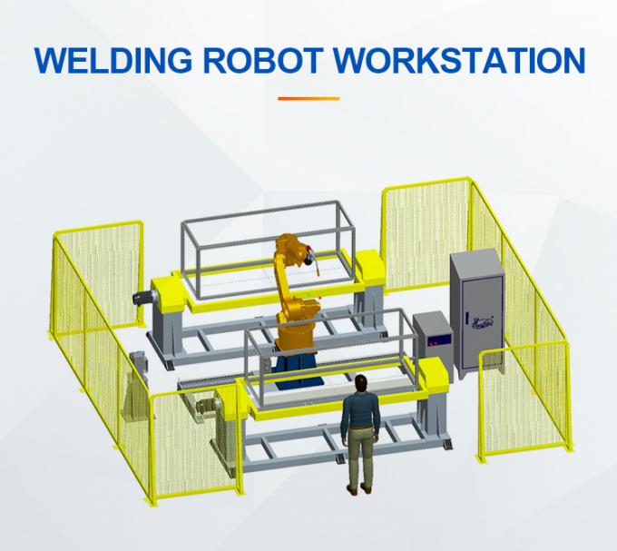 Hwashi Nova Condição Bateria Armazenamento de Energia Automático Soldadura E Moagem Estação Robot Case 2