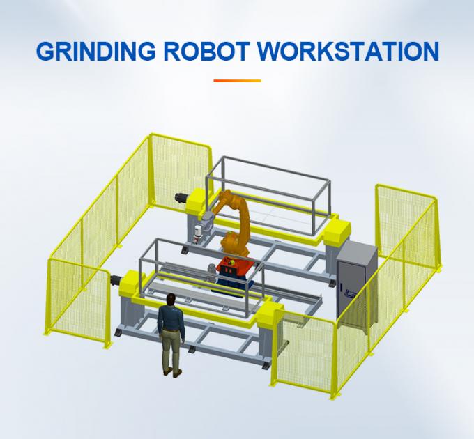 Hwashi Nova Condição Bateria Armazenamento de Energia Automático Soldadura E Moagem Estação Robot Case 3