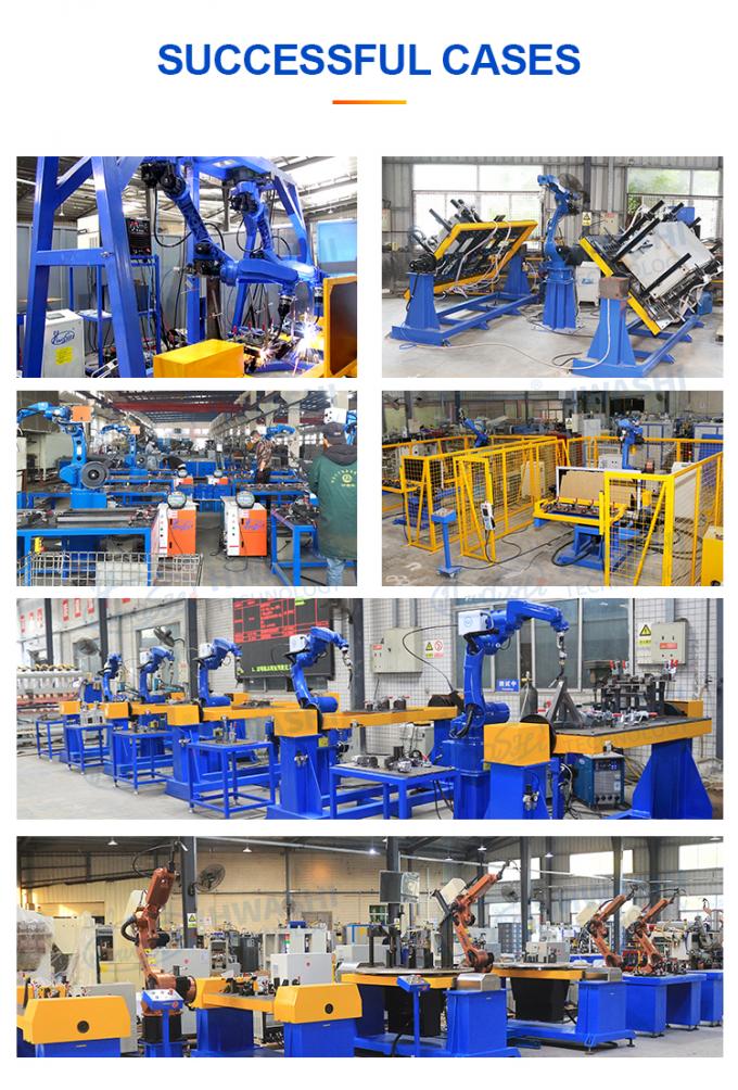 Hwashi Nova Condição Bateria Armazenamento de Energia Automático Soldadura E Moagem Estação Robot Case 16