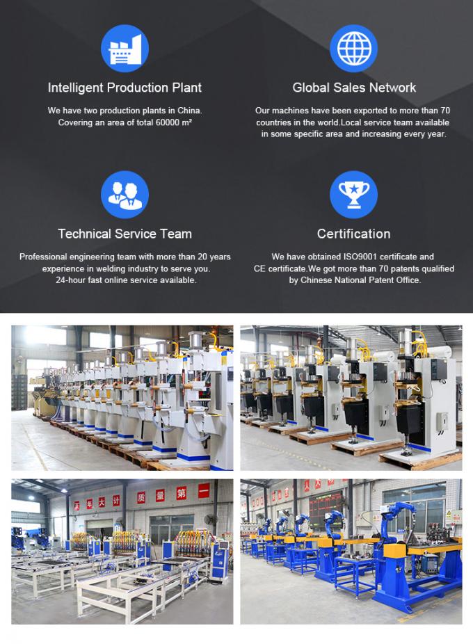 A máquina de soldagem de aço inoxidável é adequado para soldagem de painéis de porta de chapa de metal e outros produtos 10