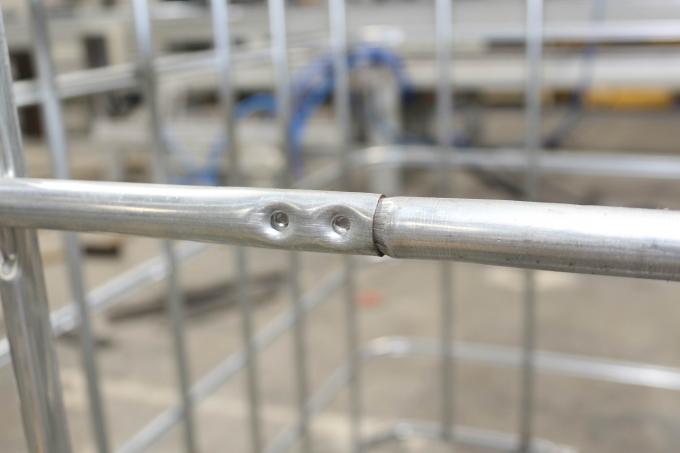 Máquina elétrica de soldagem de gaiolas IBC 50Hz Controle PLC 225KVA 8