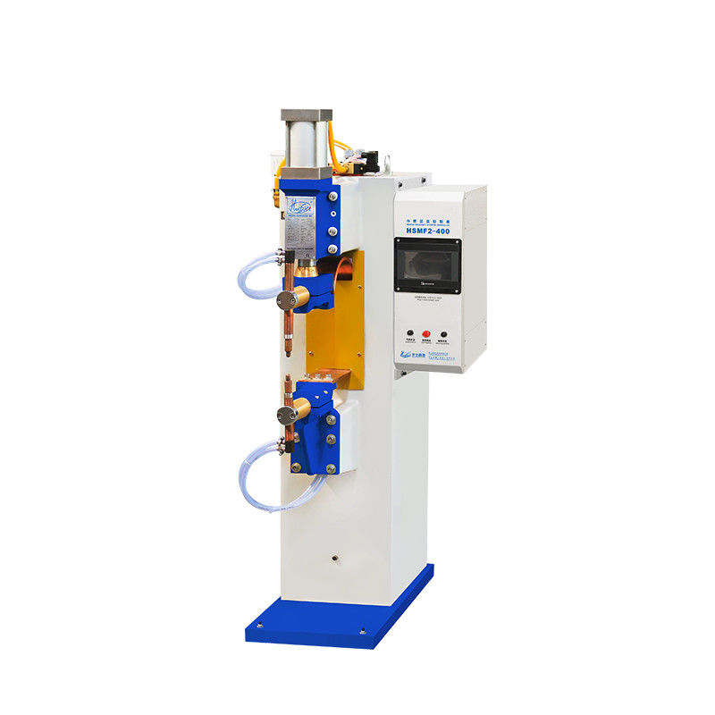 Máquina automática industrial de soldagem por pontos de trabalho pesado de frequência média para chapas de aço inoxidável