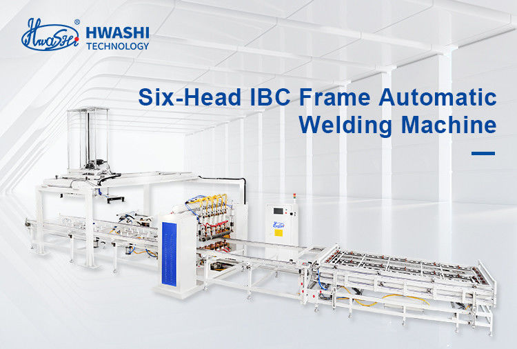 Máquina automática de soldagem de grelha IBC para linha de produção de molduras de gaiolas IBC