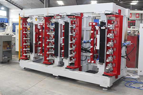 Máquina de dobragem de quadros IBC vertical de estação dupla na linha de produção de quadros de gaiolas IBC