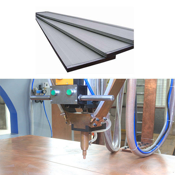 Plataforma de chapa de metal Máquina de soldadura de pontos móveis Soldadora de pontos de telhados ferroviários