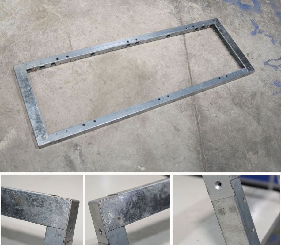 Máquina de soldadura por pontos CNC de sete eixos duplo cabeças de chapa automática para estante de agachamento