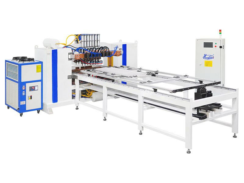 Máquina de soldadura multiponto de tipo de pórtico de chapa de metal Máquina de soldadura pontual de painel de porta