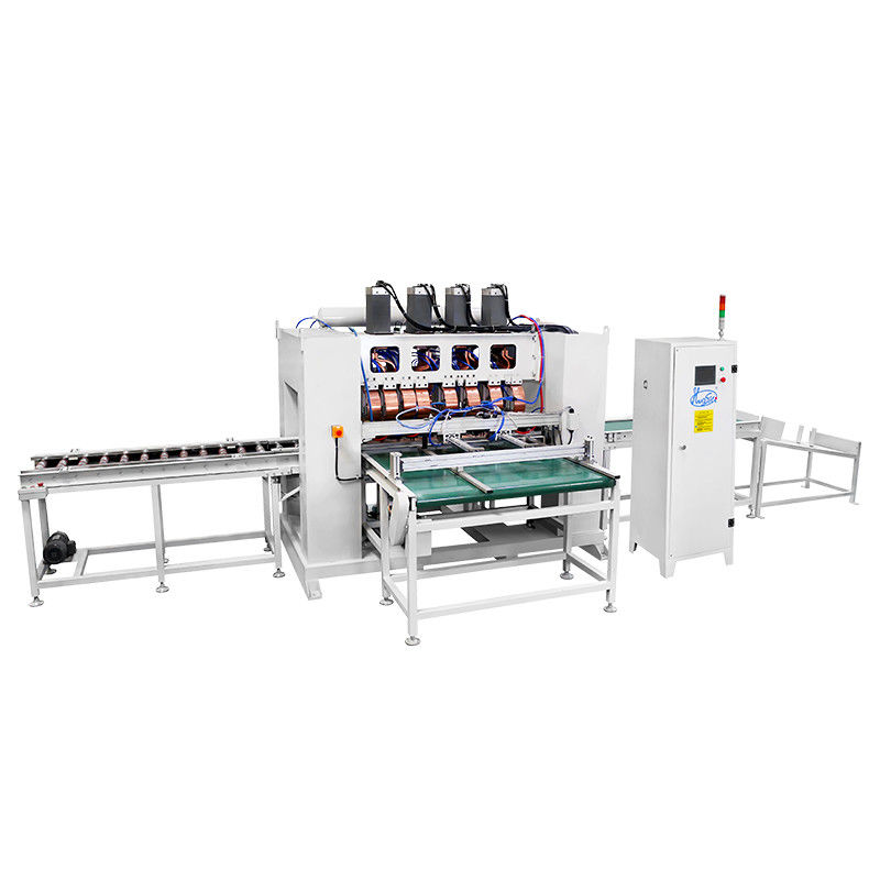 Máquina de soldadura automática multipunto de tipo de pórtico para endurecedores de prateleiras de aço