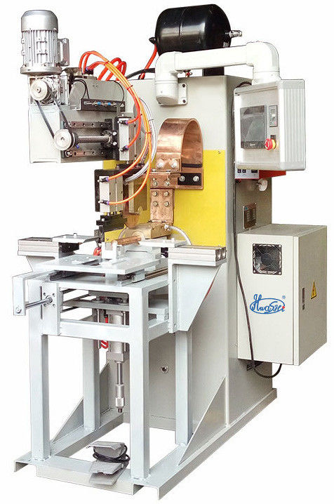 Máquina automática de soldadura e moldagem de rolos redondos para cartuchos de filtro de malha de fios tecidos