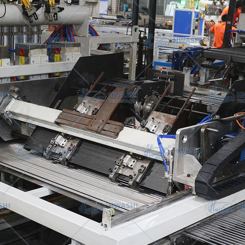 Máquina avançada de soldagem automática de prateleira de arame para linha de produção de prateleiras de convés de malha de arame