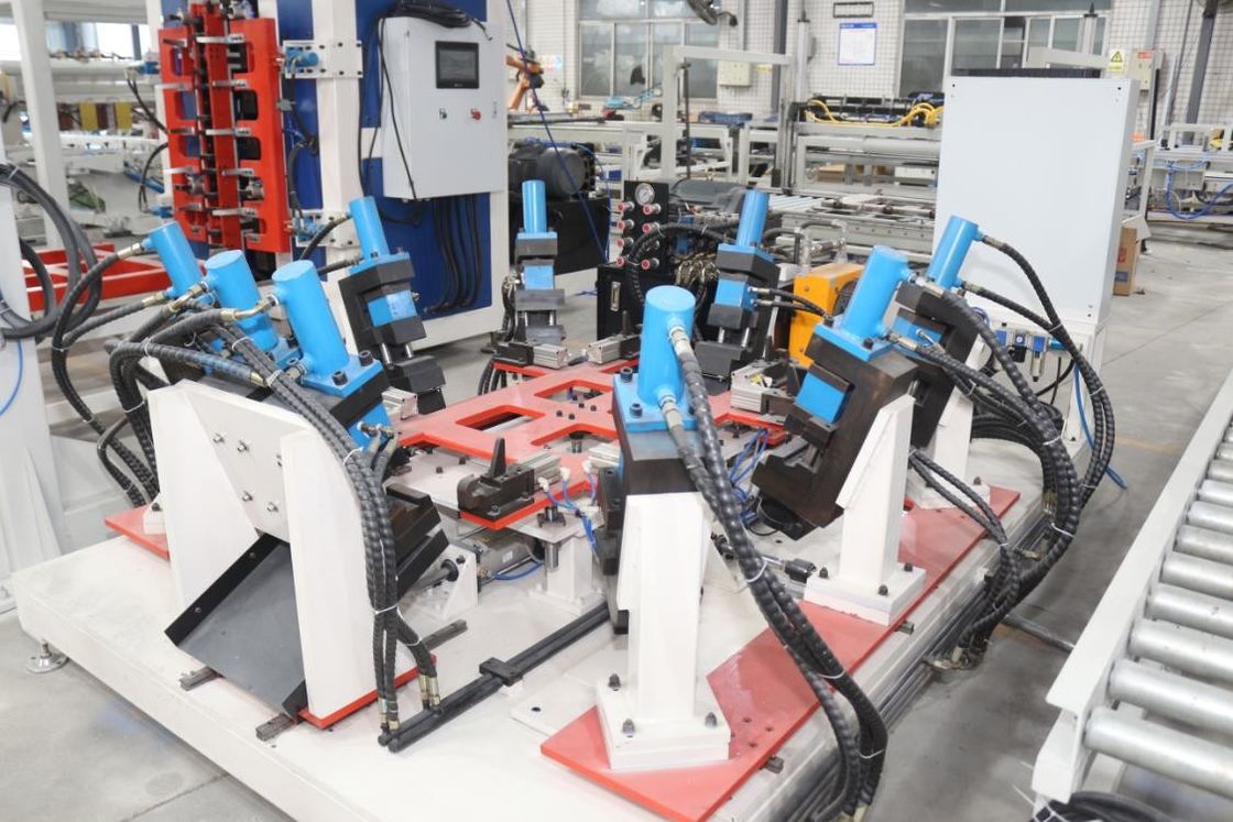 Hwashi Factory IBC Grid, IBC Cage Frame Production Line, IBC Cage Frame Locking Machine