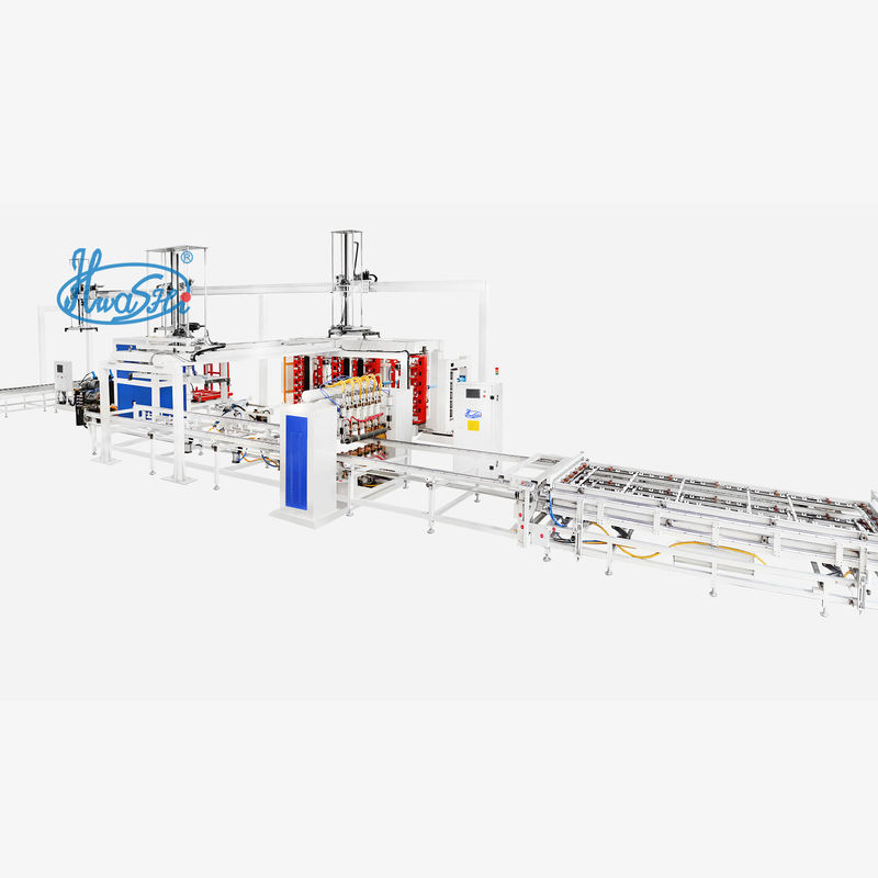 Grelha IBC, Linha de produção IBC Cage Frame, Máquina de dobra de rede tubular de estação dupla