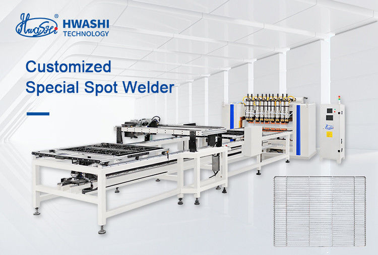 HWASHI Linha de fabricação de máquina de soldagem automática de malha de arame elétrico