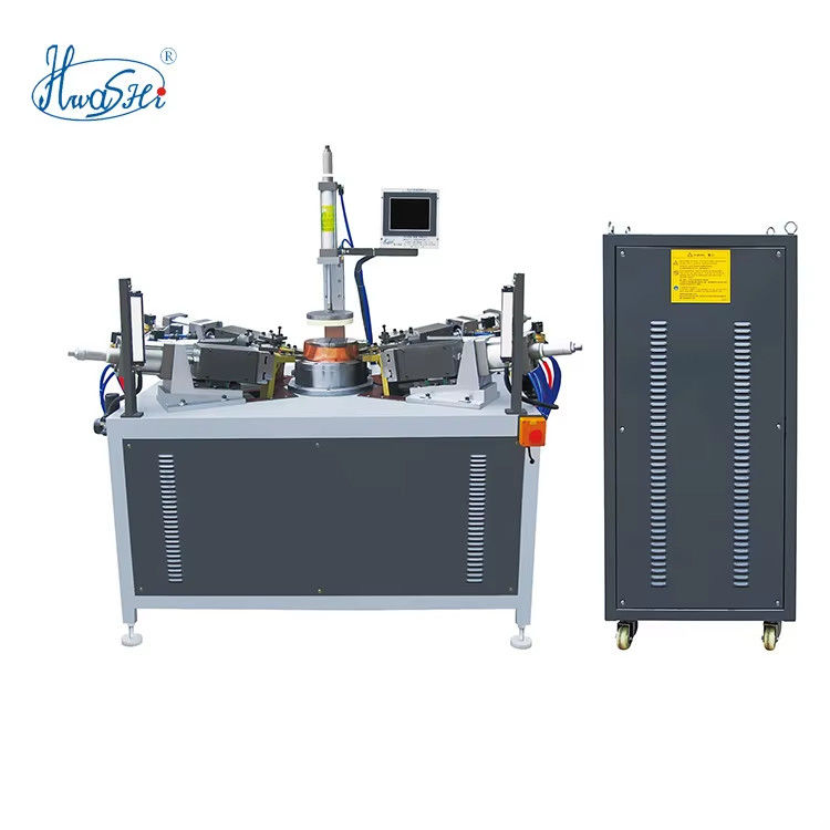 HWASHI 20KVA manuseio de panela de aço inoxidável e orelha máquina de soldagem de traseira horizontal soldadoras de pontos para utensílios de cozinha cozinha de pratos