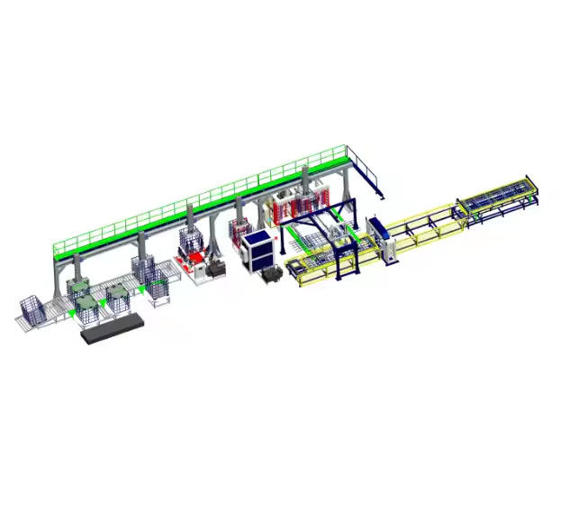 Container intermédio de granéis Grade IBC Cage Frame linha de produção automática,ibc estrutura de aço para tanques ibc