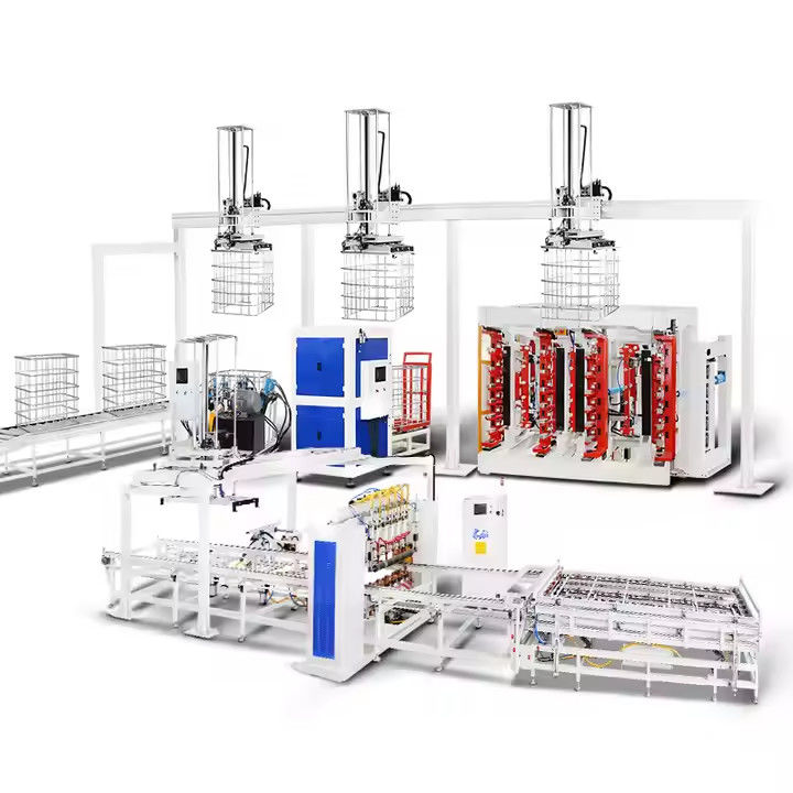 Container intermédio de granéis Grade IBC Cage Frame linha de produção automática,ibc estrutura de aço para tanques ibc