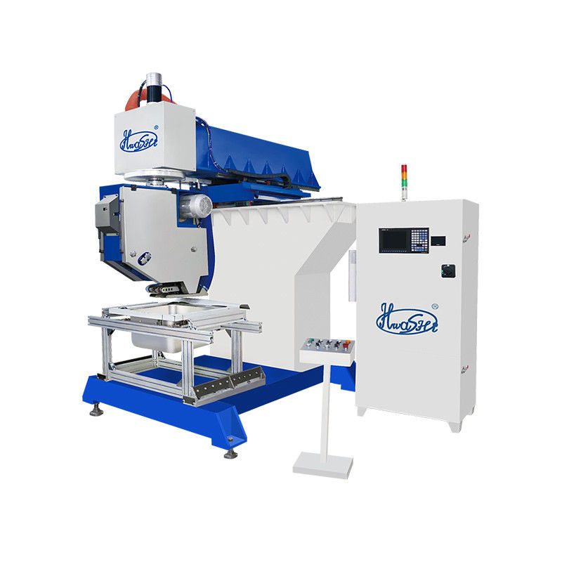 Hwashi Inox SS304 máquina de soldagem de costura de dupla pia de cozinha e máquina de polimento de pia CNC de aço inoxidável