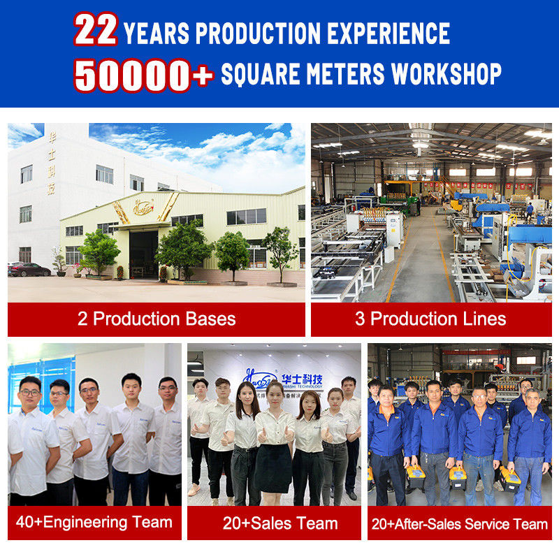 Máquina de solda de malha de arame vem com um dispositivo de descarga automática tornando-se e fácil para os seus trabalhadores