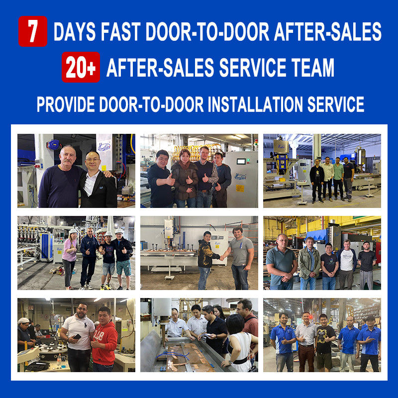 Máquina de solda de malha de arame vem com um dispositivo de descarga automática tornando-se e fácil para os seus trabalhadores