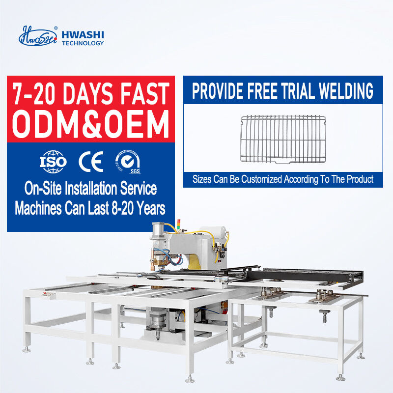 Máquina de Solda Automática de Alta Velocidade para Prateleiras com Alimentação Automática de Arame e Controle Preciso de Soldagem para Fabricação de Prateleiras