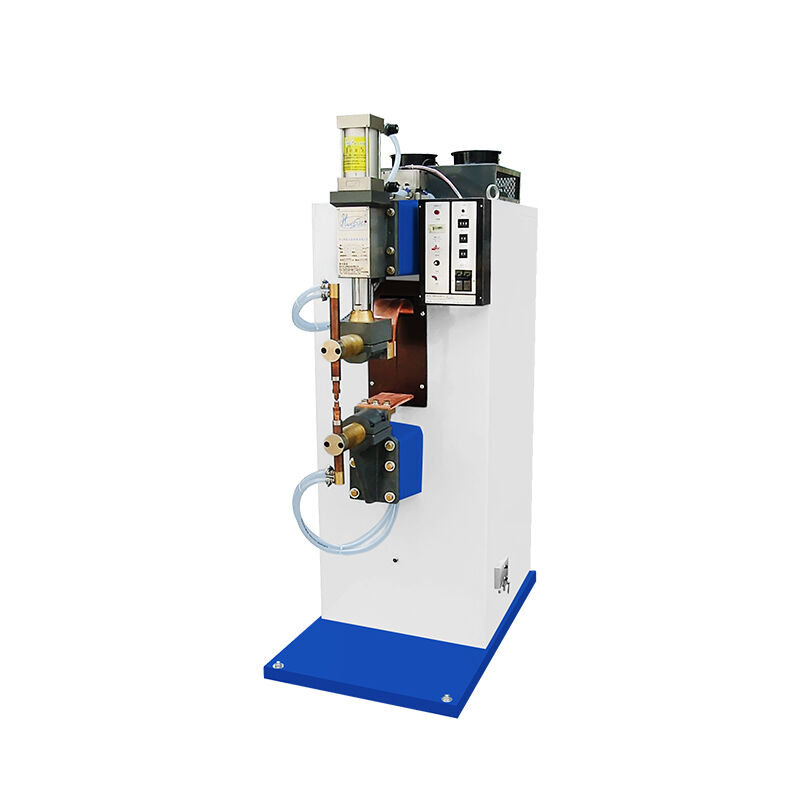 Máquina de Solda a Ponto Automática Pneumática com Controlador Inteligente de Tela Sensível ao Toque para Soldagem por Resistência de Aço Inoxidável