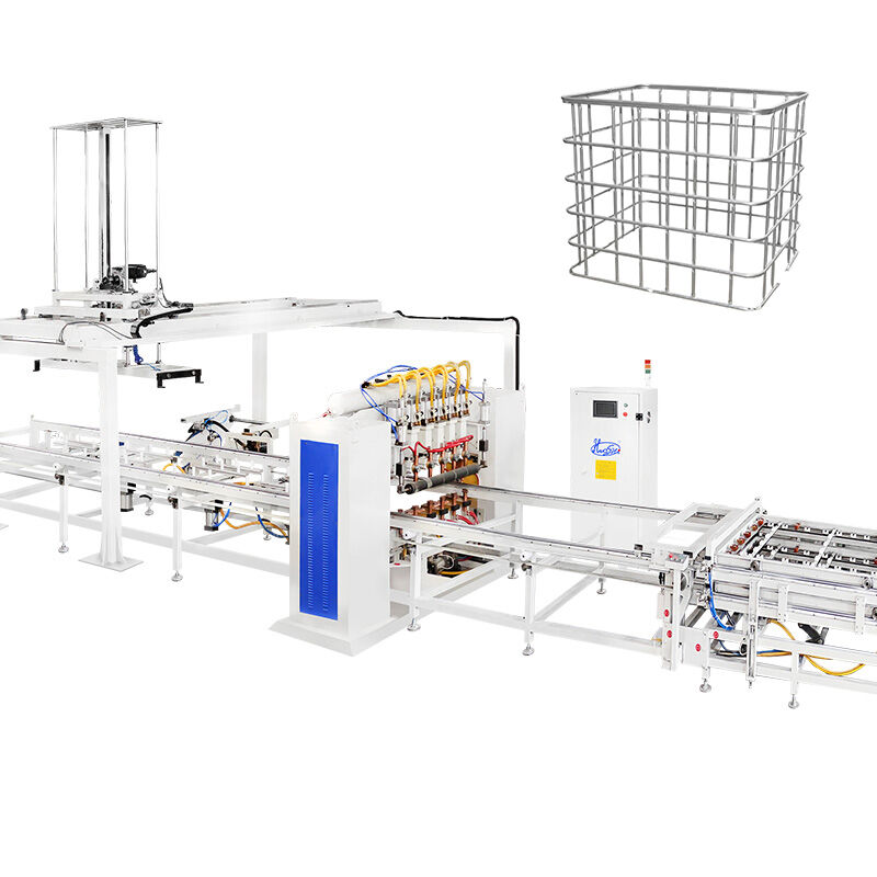 Eficiência de dobra 20 a 25 segundos Máquina de soldadura de gaiola IBC Tote com método de controle PLC e tempo de teste de vibração 0 a 1 hora