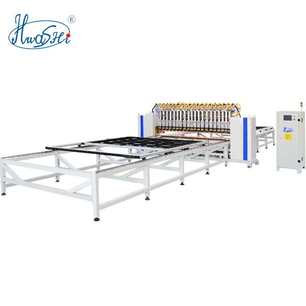 Hwashi AT-MF25K Soldadora multi-ponto Gantry com fonte de alimentação MFDC Inverter Alimentação servo-conduzida e espaçamento de eletrodo ajustável